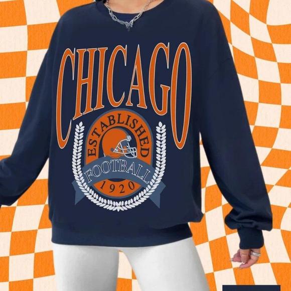 Other - 1920 Navy  Chicago Bears Crewneck Retro Football Unisex SweatShirt